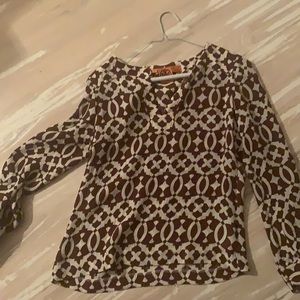 Tory birch silk blouse